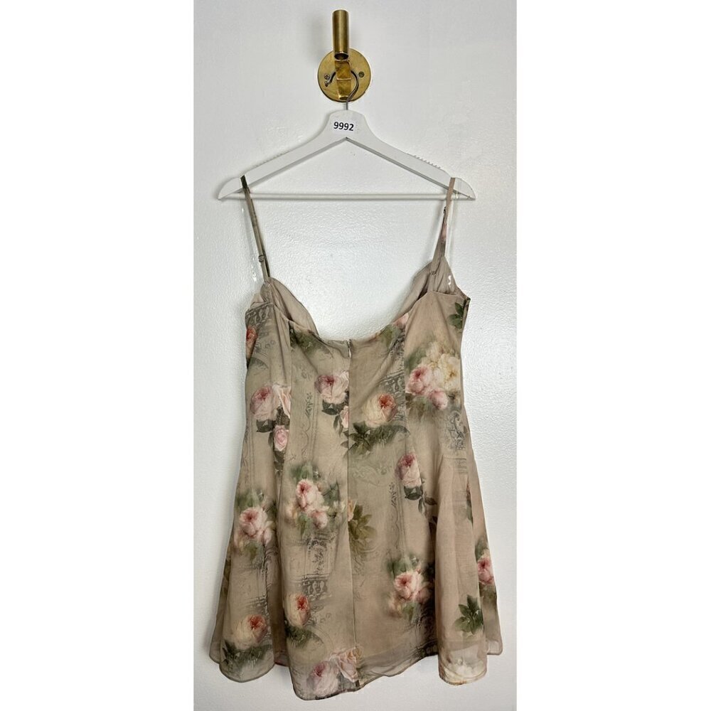 HOUSE OF CB Christiana Floral Minidress in Vintage Floral Size Large+ (Plus Cup) - Picture 8 of 12
